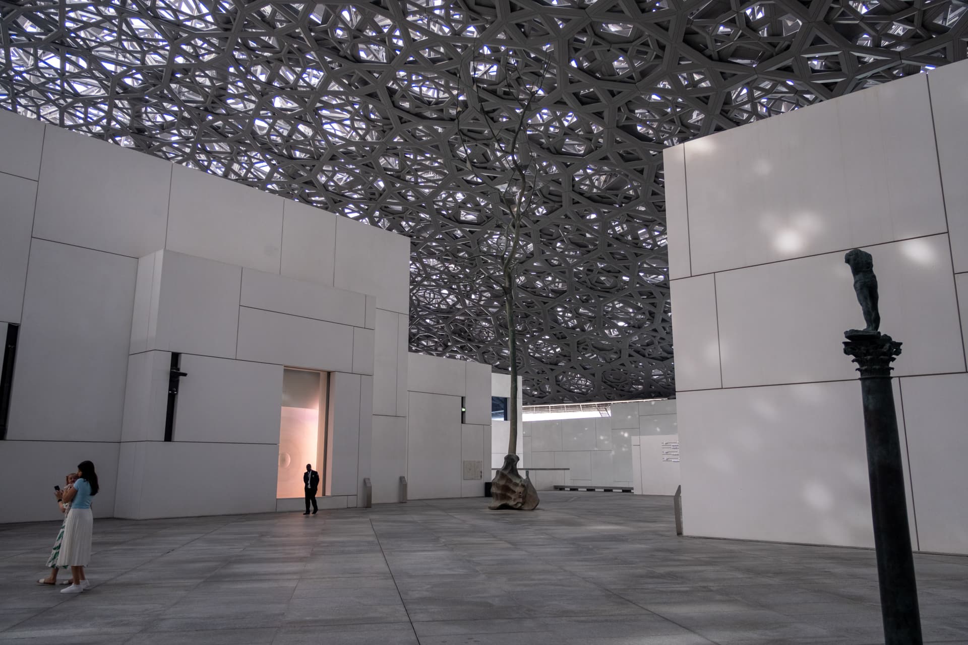 Louvre Abu Dhabi dome plaza