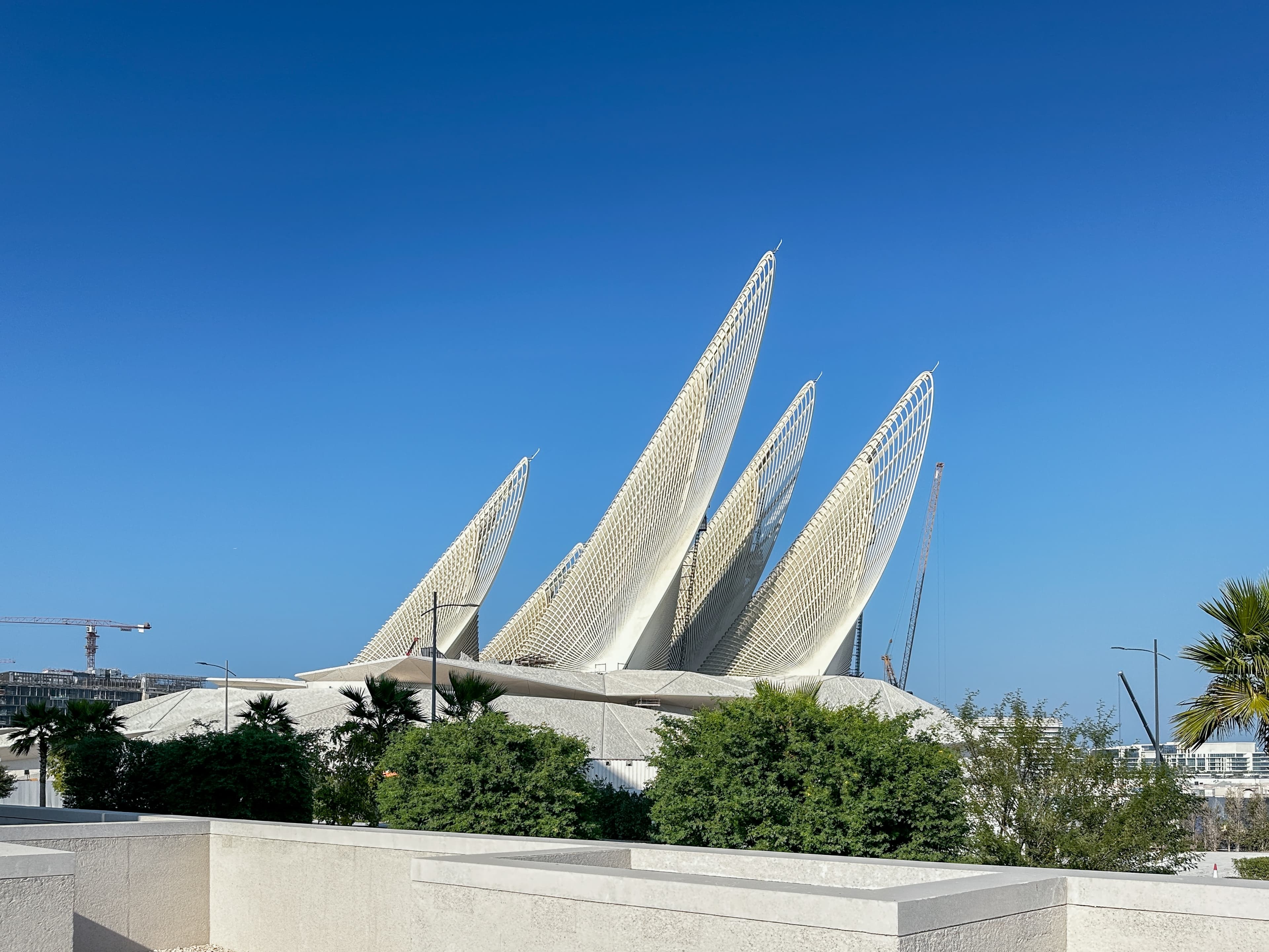 Zayed National Museum exterior overview